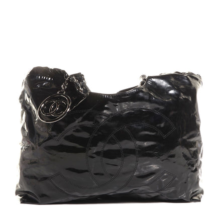 Chanel Vinyl XL Coco Cabas Black 1 of 7