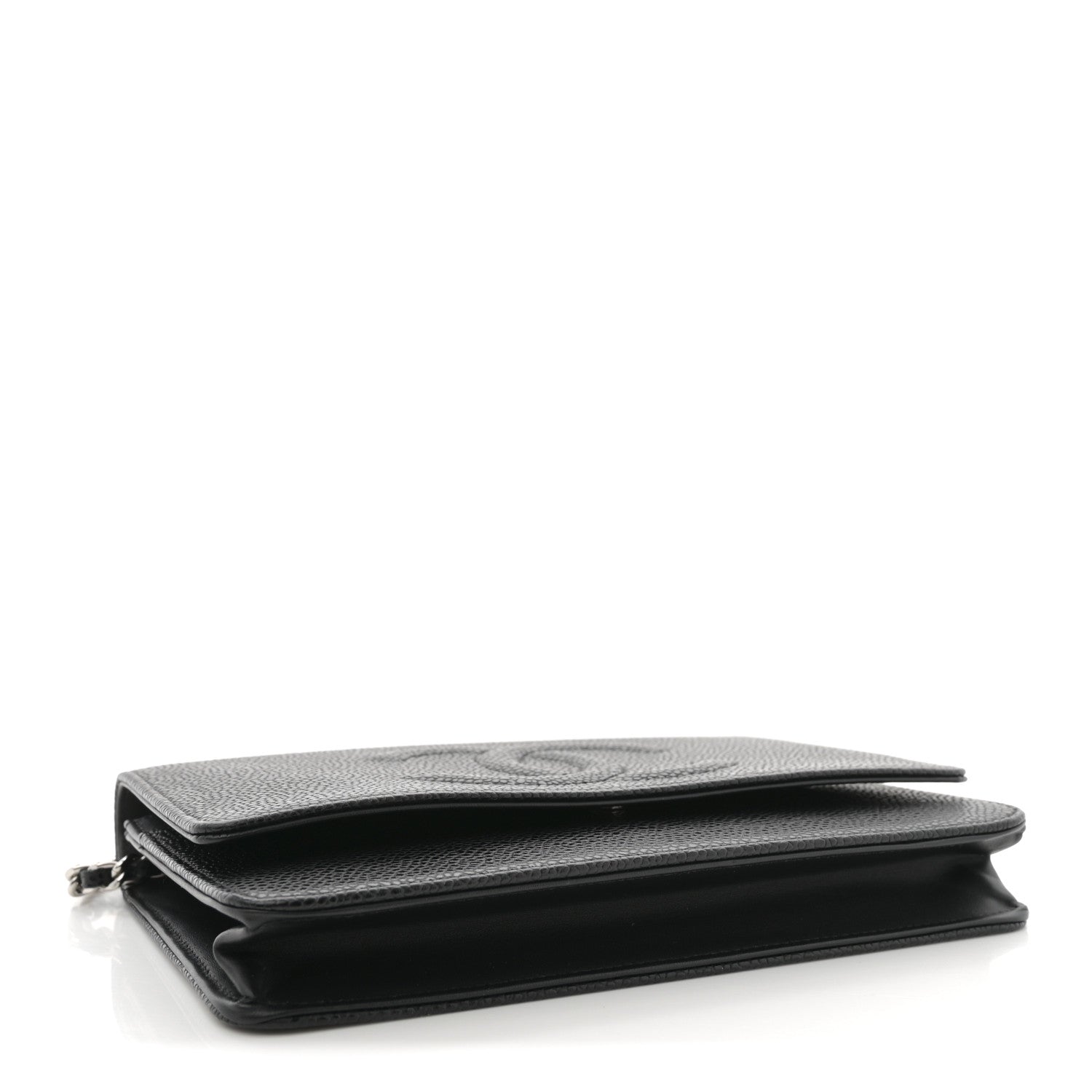 Chanel Caviar Timeless CC Wallet on Chain WOC Black 4 of 11