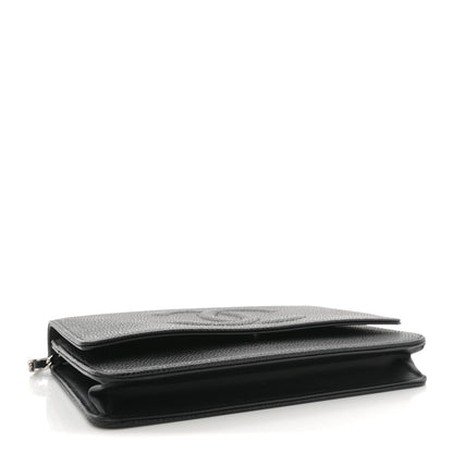 Chanel Caviar Timeless CC Wallet on Chain WOC Black 4 of 11