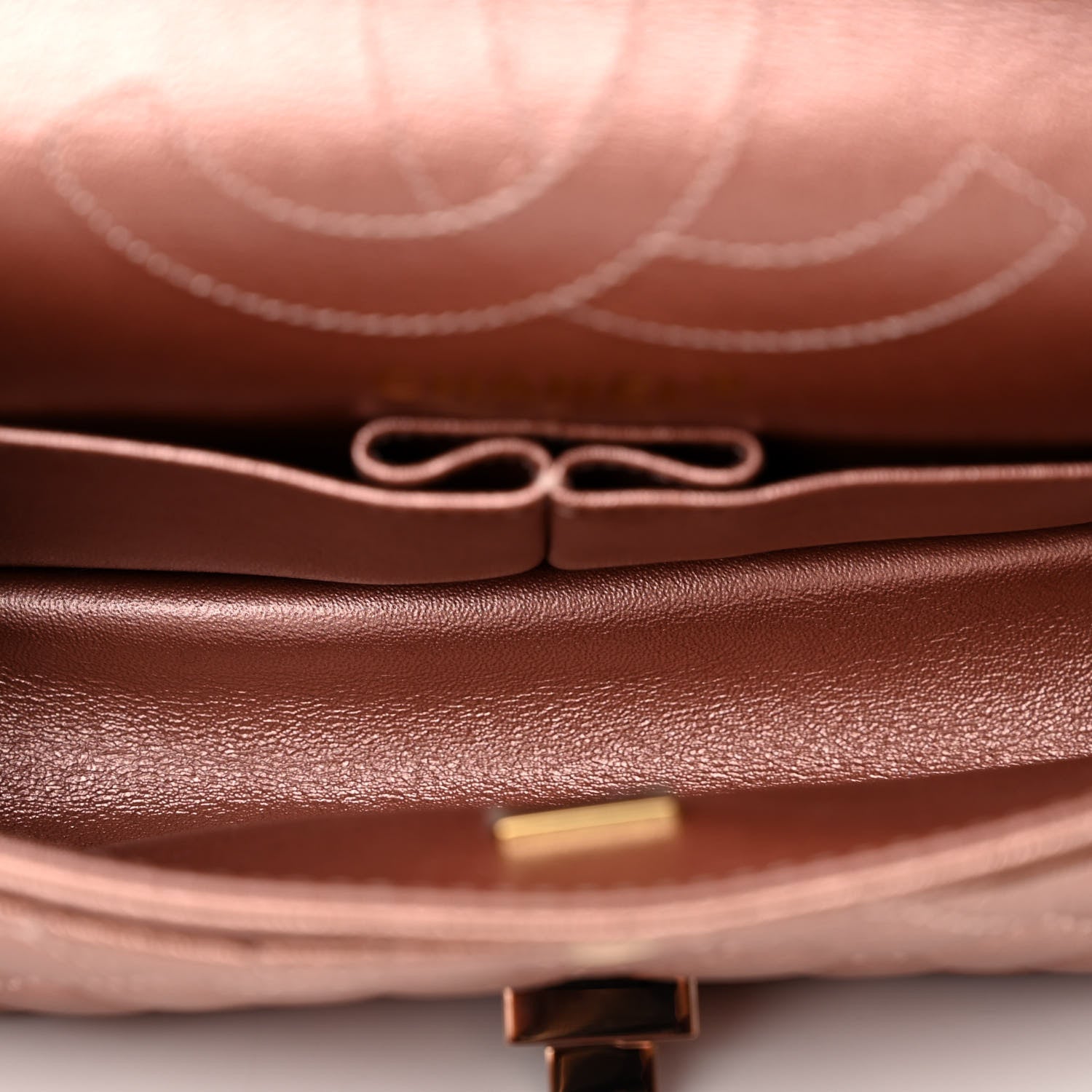Chanel Metallic Grained Calfskin Quilted 2.55 Reissue 225 Flap Copper Pink 5 of 11