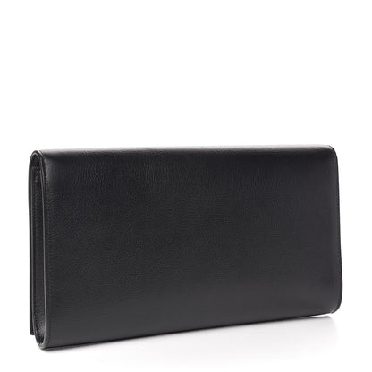 Saint Laurent Calfskin Monogram Large Belle De Jour Clutch Black 3 of 7