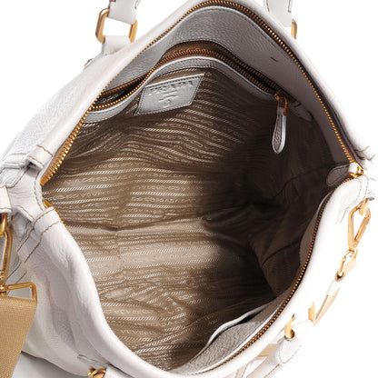 Prada Vitello Daino Tote Talco 5 of 10