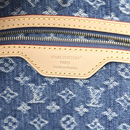 Louis Vuitton Monogram Denim Neo Neverfull MM Blue 7 of 10