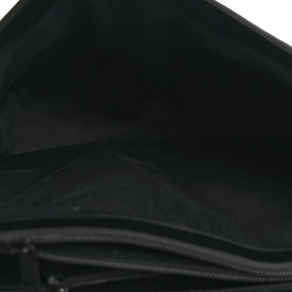 Saint Laurent Calfskin Y Quilted Monogram Monochrome Large Loulou Chain Satchel Black 5 of 13
