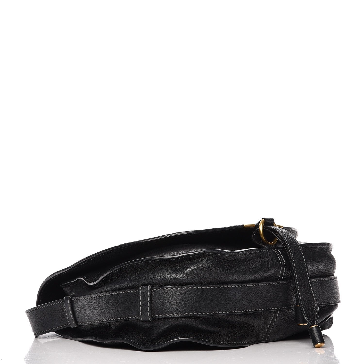 Chloe Calfskin Medium Marcie Round Crossbody Bag Black 4 of 14