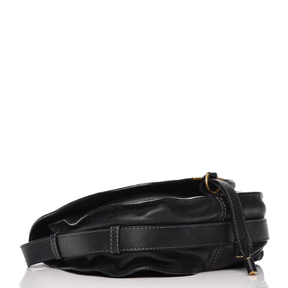 Chloe Calfskin Medium Marcie Round Crossbody Bag Black 4 of 14