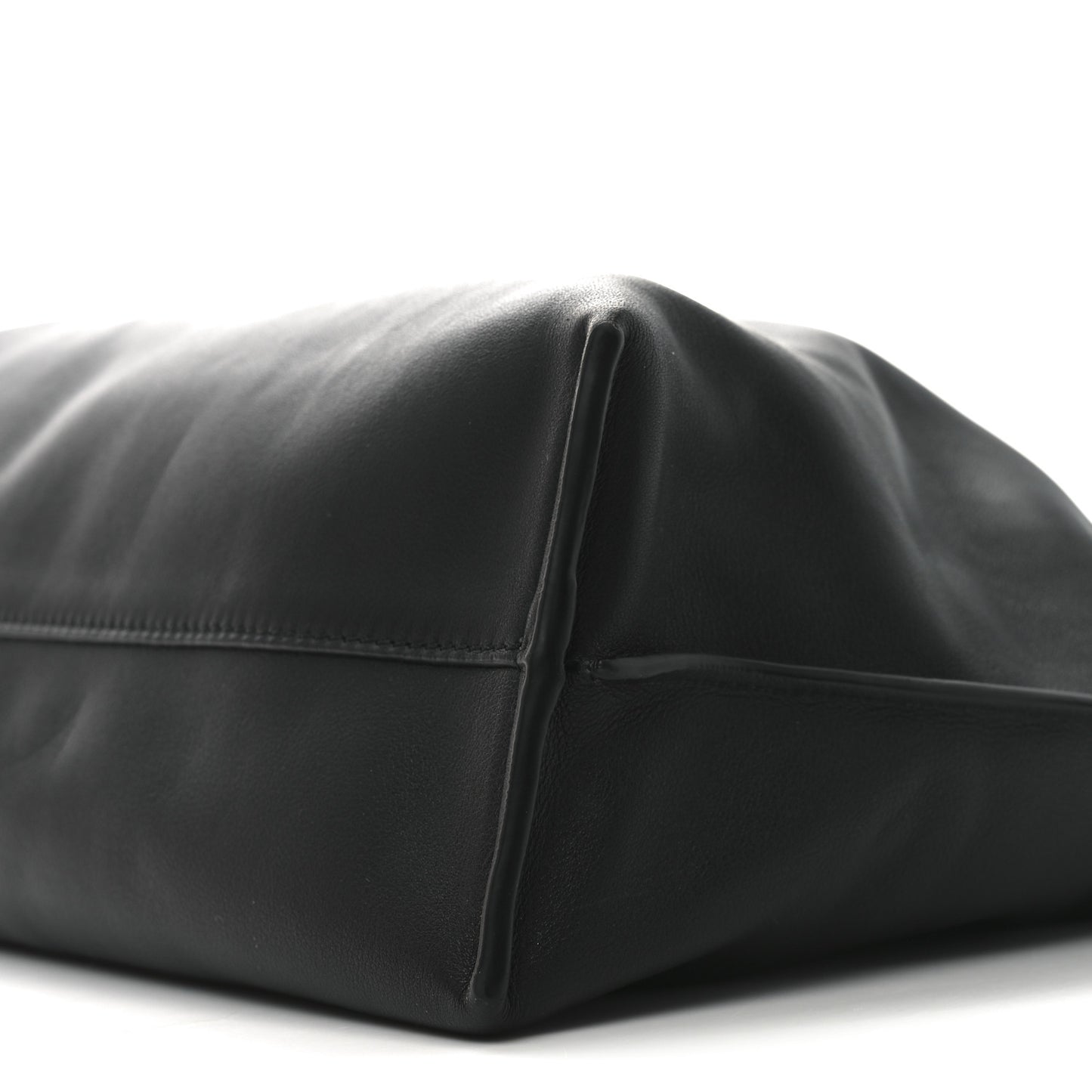 Nappa Medium Flamenco Knot Bag Black