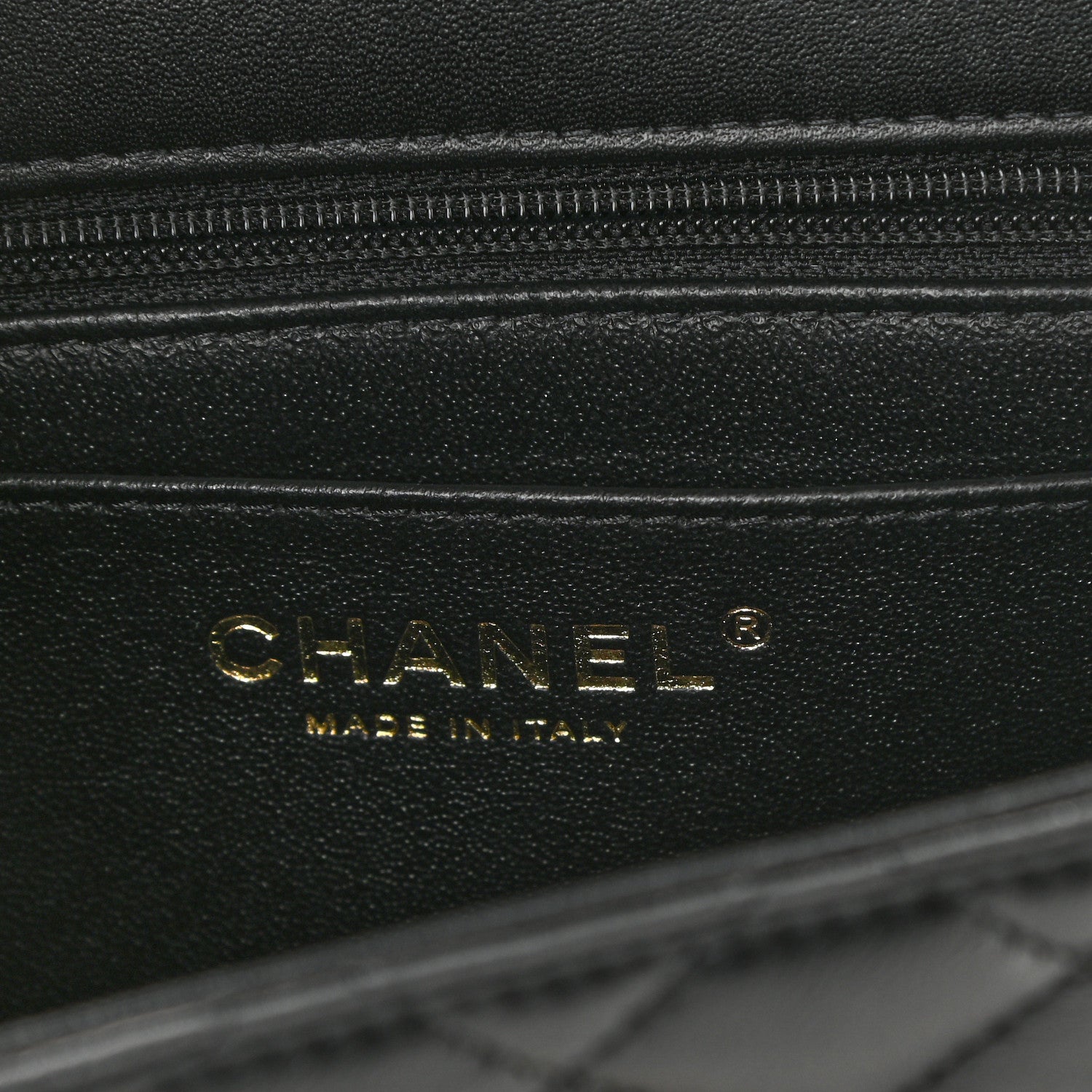 Chanel Lambskin Quilted Mini Top Handle Rectangular Flap Black 6 of 11