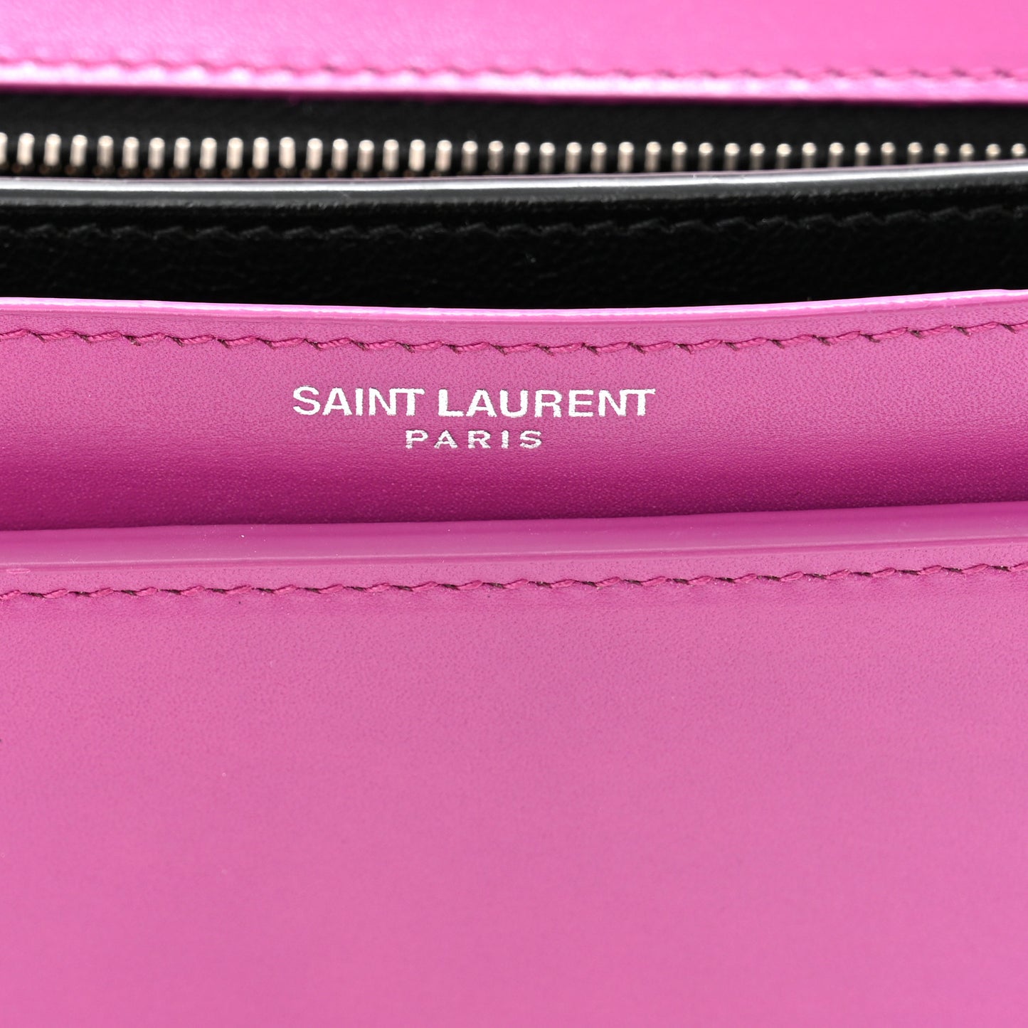 Smooth Calfskin Monogram Cassandra Clasp Bag Electric Fuchsia