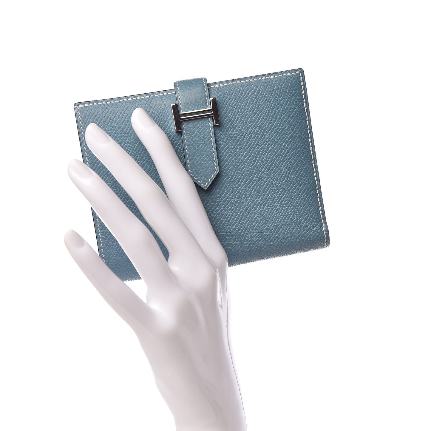 Epsom Bearn Compact Wallet Blue Jean