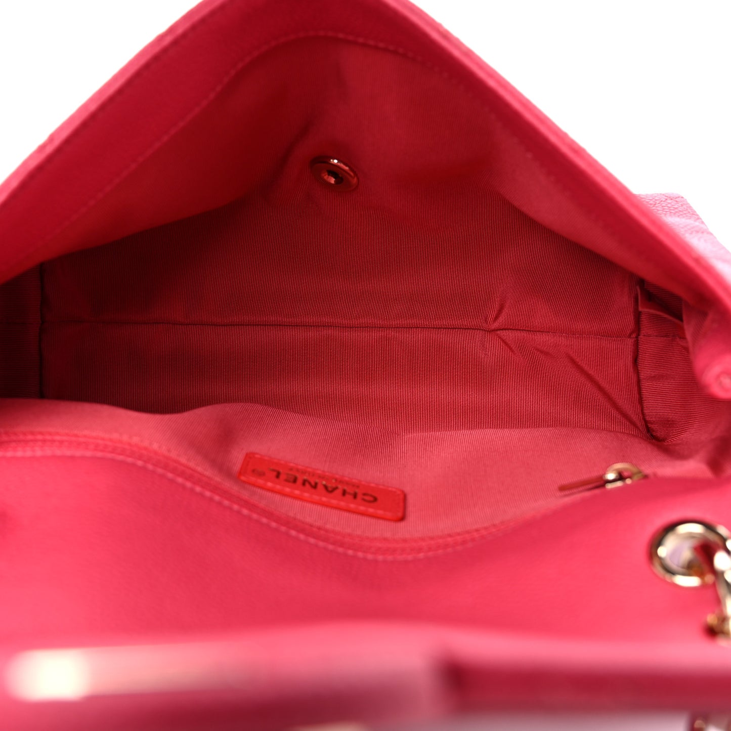 Caviar Quilted City Walk Flap Coral