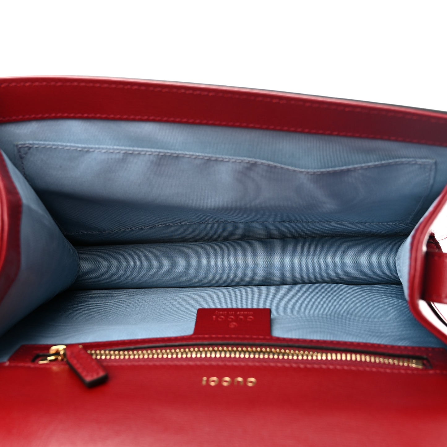 Suede Small Torchon GG Ring Shoulder Bag New Cherry Red