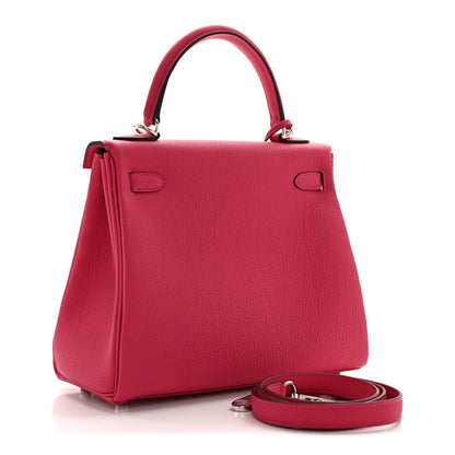 Hermes Togo Kelly Retourne 25 Rose Mexico 2 of 10