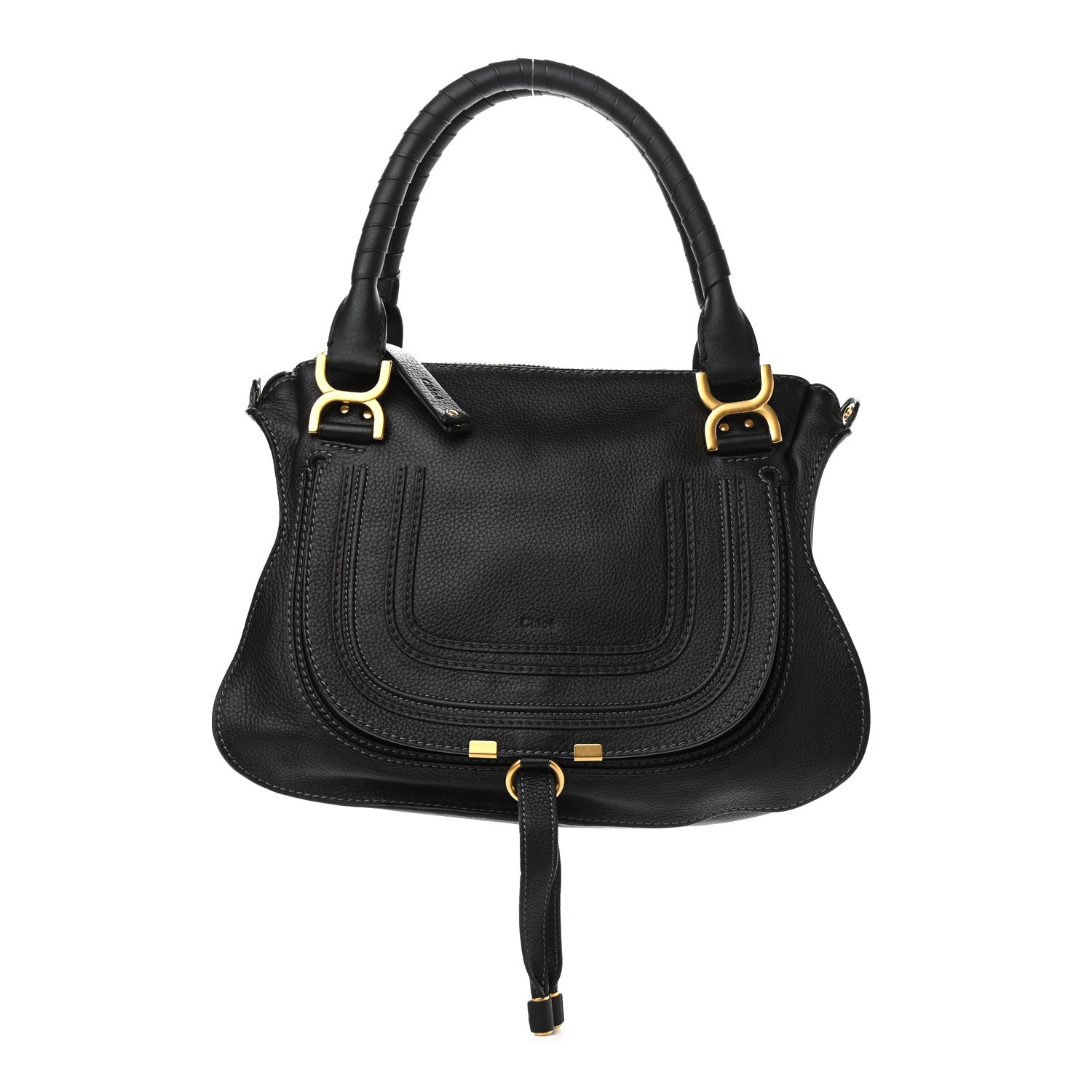 Chloe Calfskin Medium Marcie Satchel Black 1 of 9
