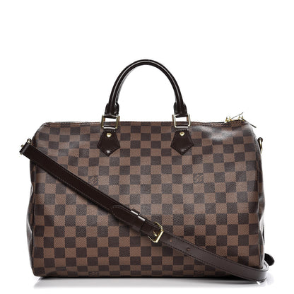 Louis Vuitton Damier Ebene Speedy Bandouliere 35 1 of 8