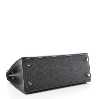 Hermes Epsom Kelly Sellier 25 Black 5 of 38