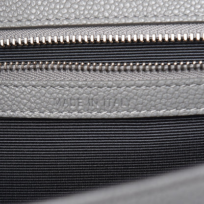 Christian Dior Grained Calfskin Medium Diorama Flap Bag Gris 7 of 11