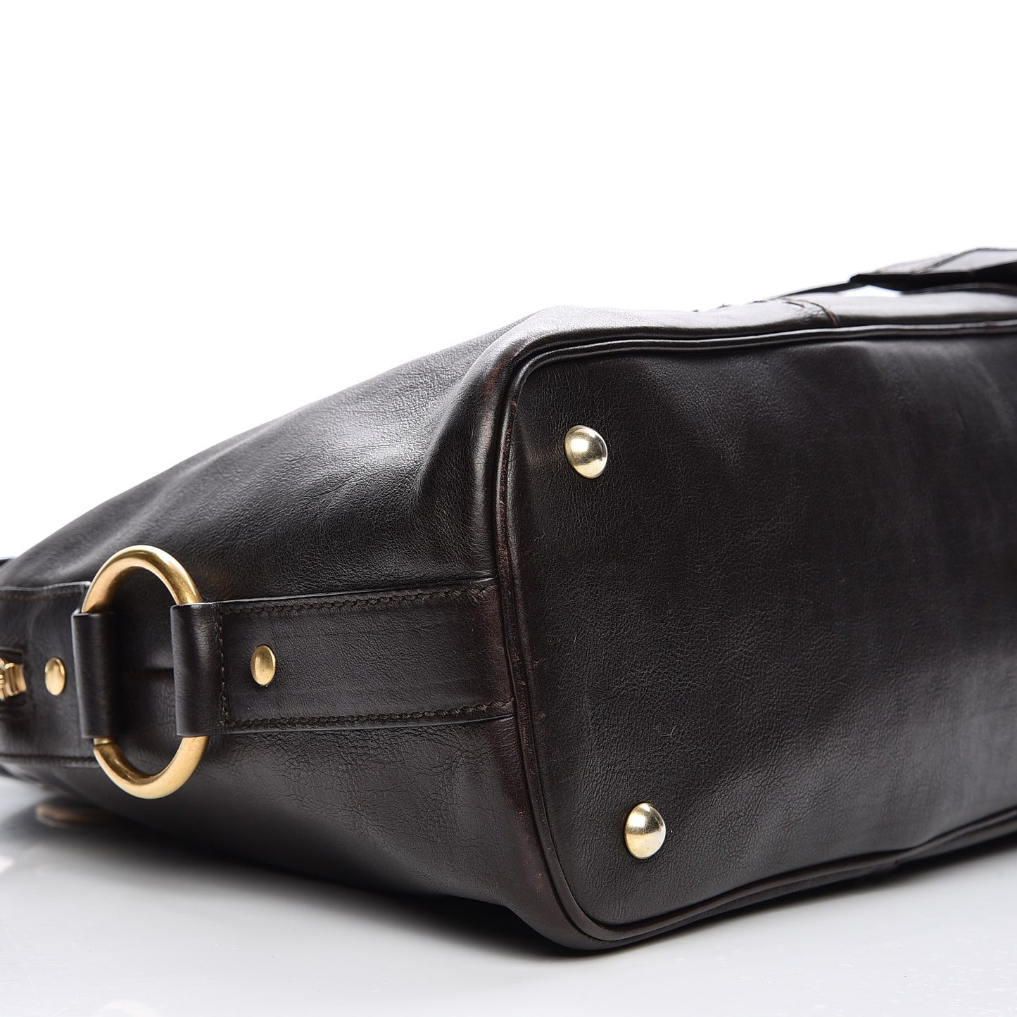 Calfskin Large Muse Dark Brown