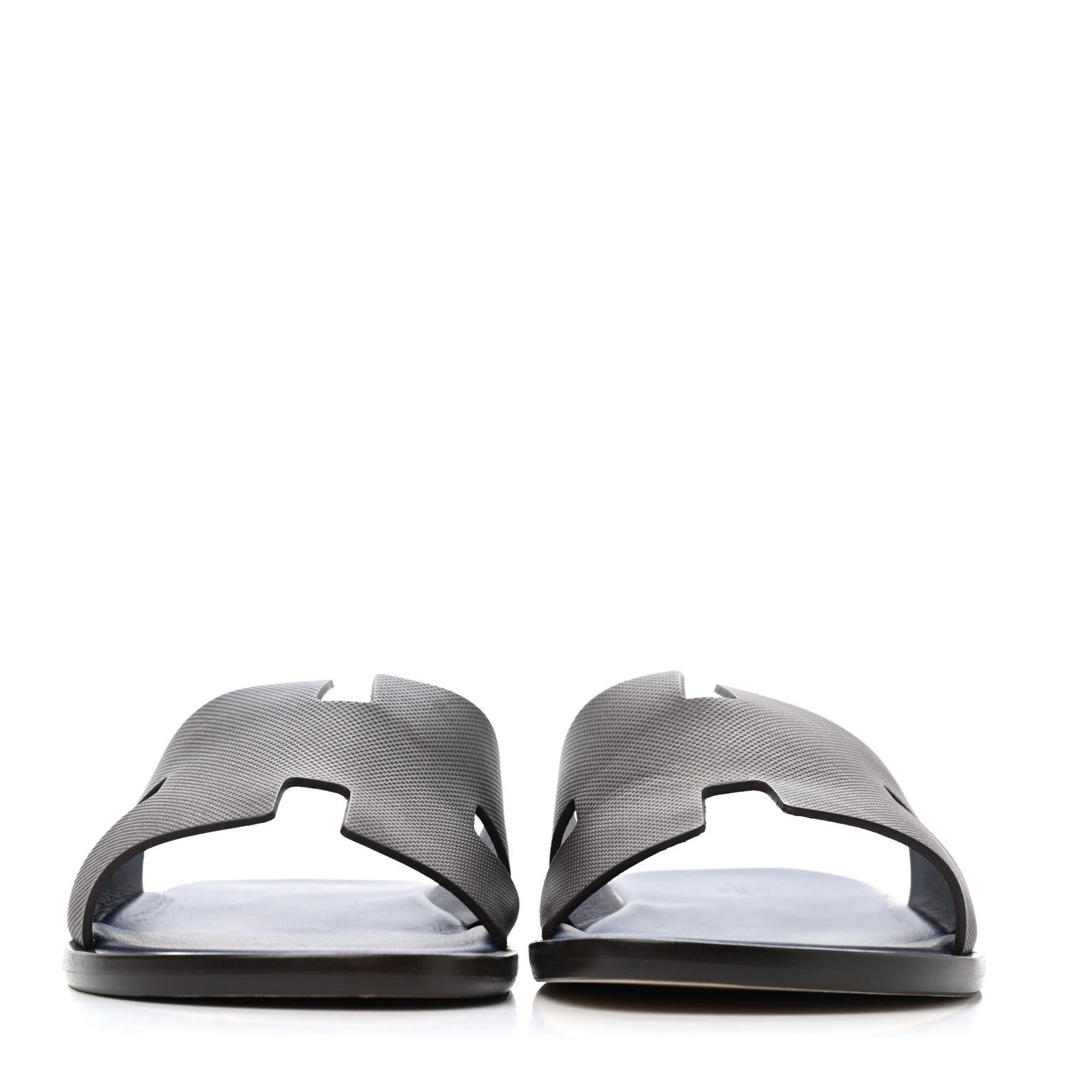 Hermes Epsom Mens Izmir Sandals 44 Cafe Bleu Riva 2 of 4