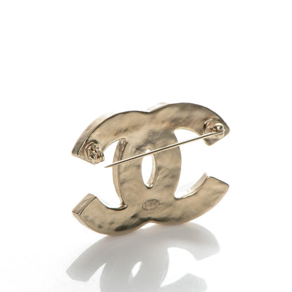 Chanel Enamel CC Brooch Gold Red Purple 3 of 4
