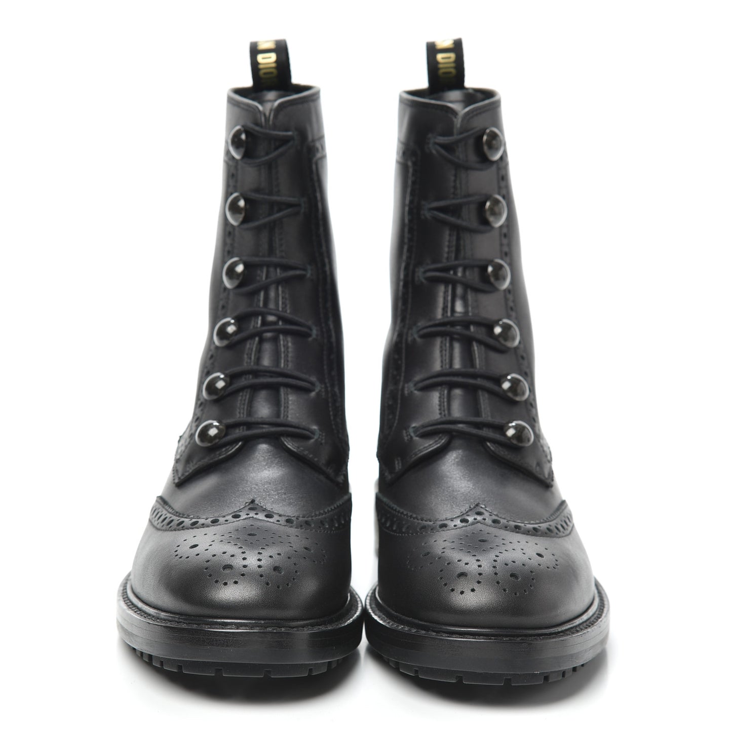 Calfskin Diorunit Low Boot 36 Black