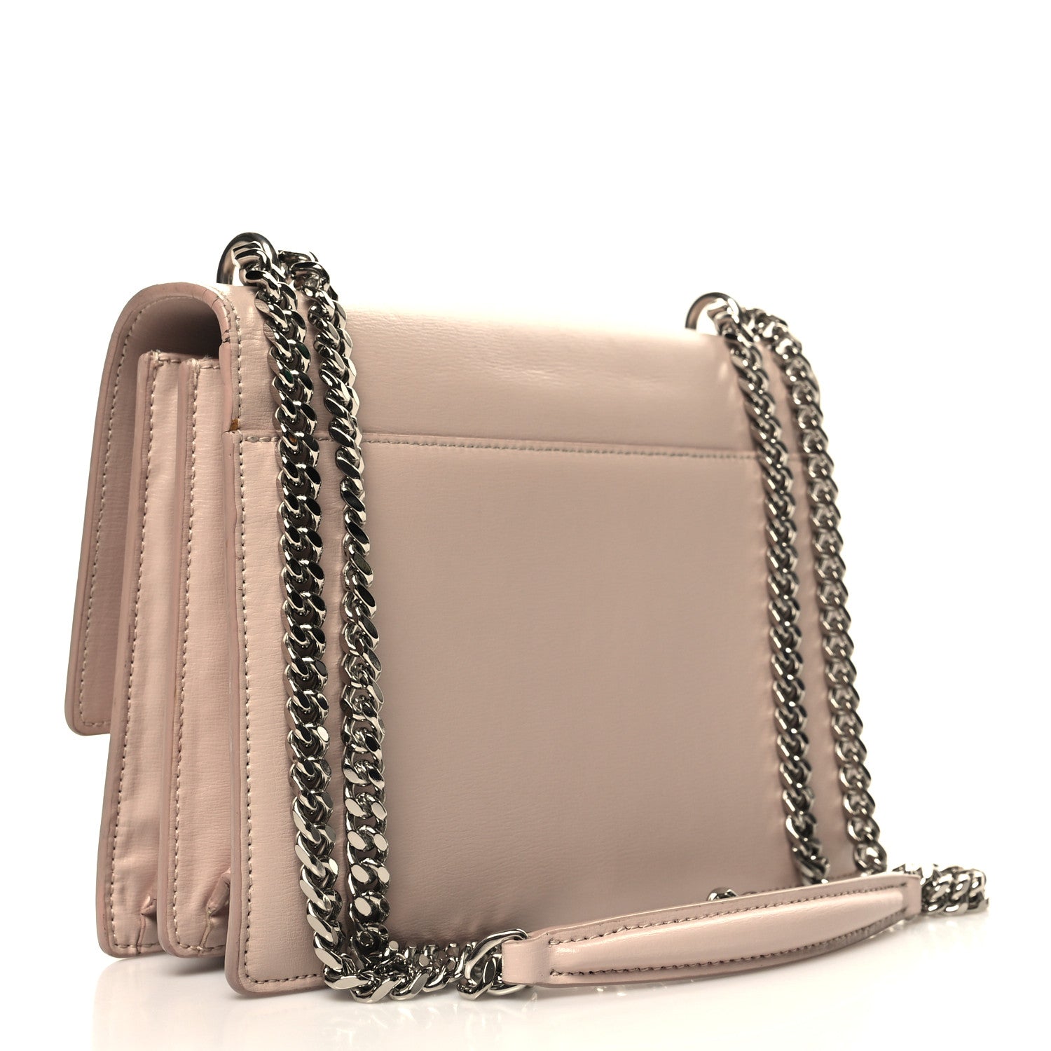 Saint Laurent Calfskin Medium Monogram Sunset Marble Pink 3 of 16
