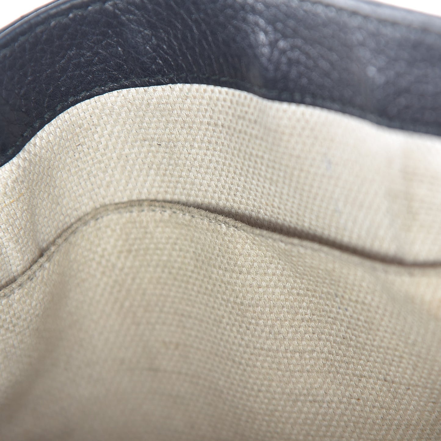 Pebbled Calfskin Medium Soho Flap Crossbody Black