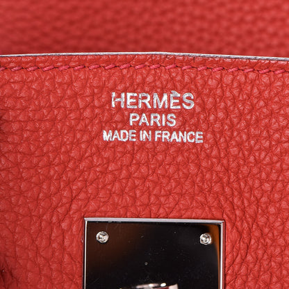 Hermes Togo Birkin 35 Rouge Casaque 13 of 29