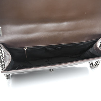 Chanel Glazed Calfskin Large Boy Flap Brown 6 of 12