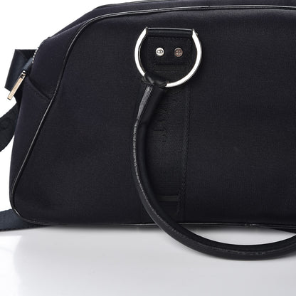 Christian Dior Nylon Crystal Satchel Black 12 of 19