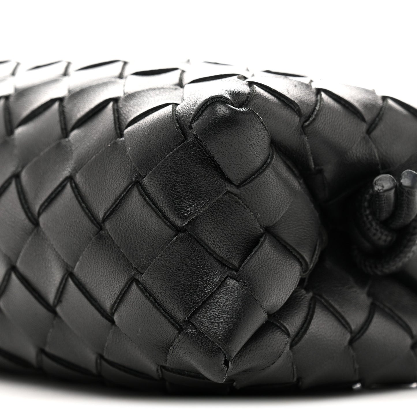 Nappa Intrecciato Mini Loop Camera Bag Black