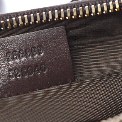 Gucci Monogram GG Heart Charm Crossbody Pochette Brown 7 of 10