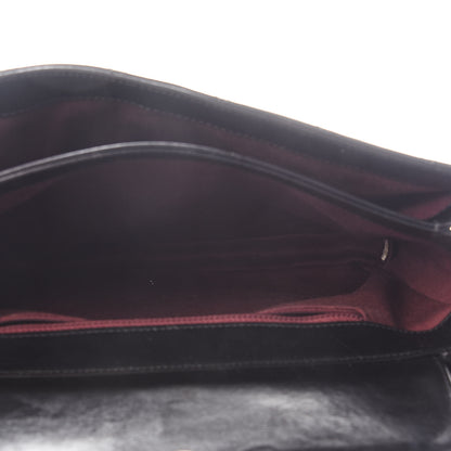 Chanel Glazed Calfskin Quilted Large Perfect Edge Flap Black 5 of 9