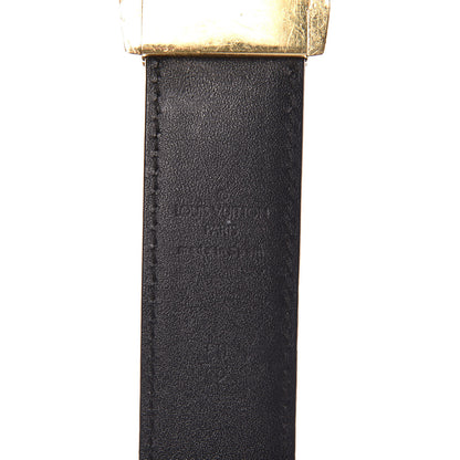 Louis Vuitton Monogram Multicolor LV Cut Reversible Belt 80 32 Black 4 of 7