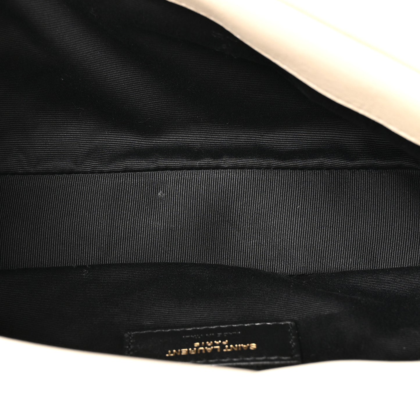Plunged Lambskin Calypso Blanc Vintage