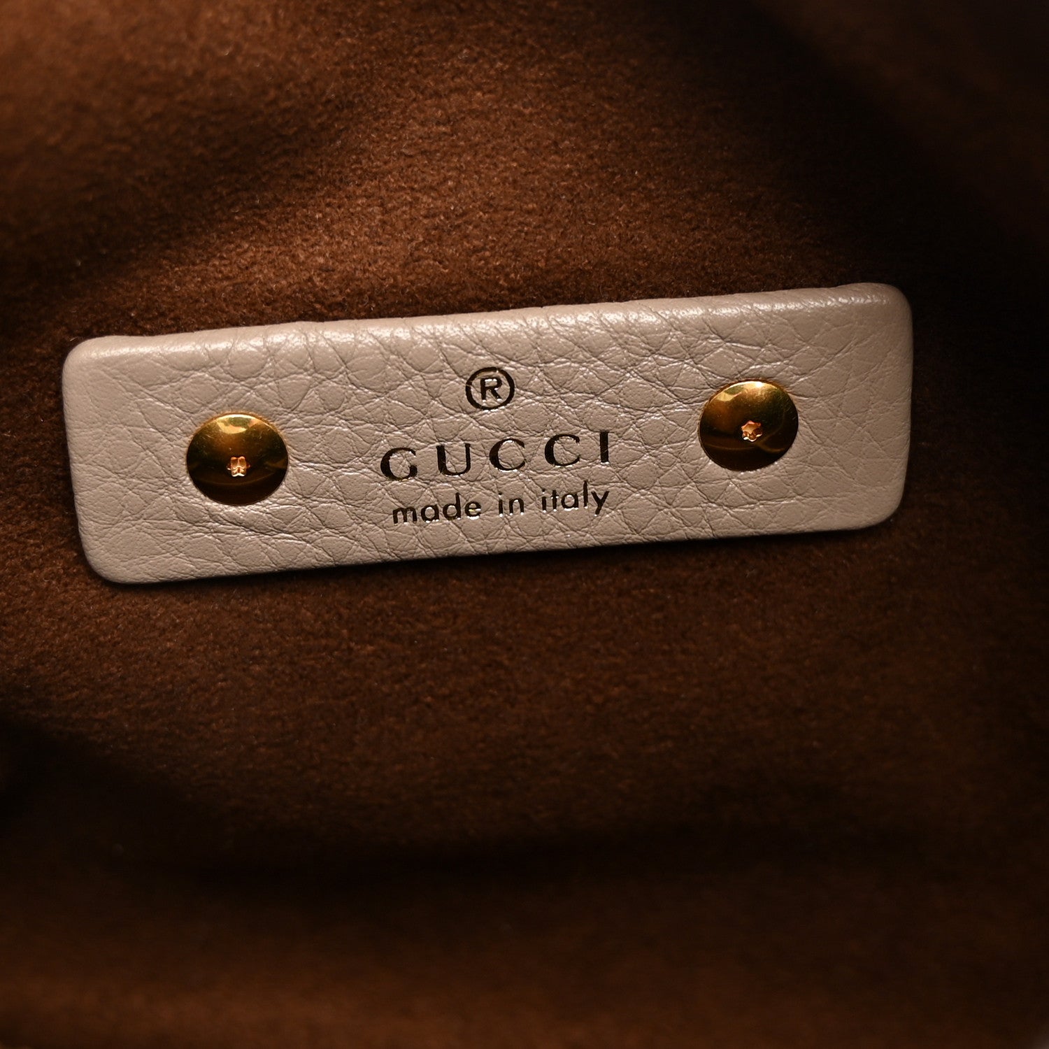 Gucci Grained Calfskin Softbit Medium Shoulder Bag Taupe 5 of 8