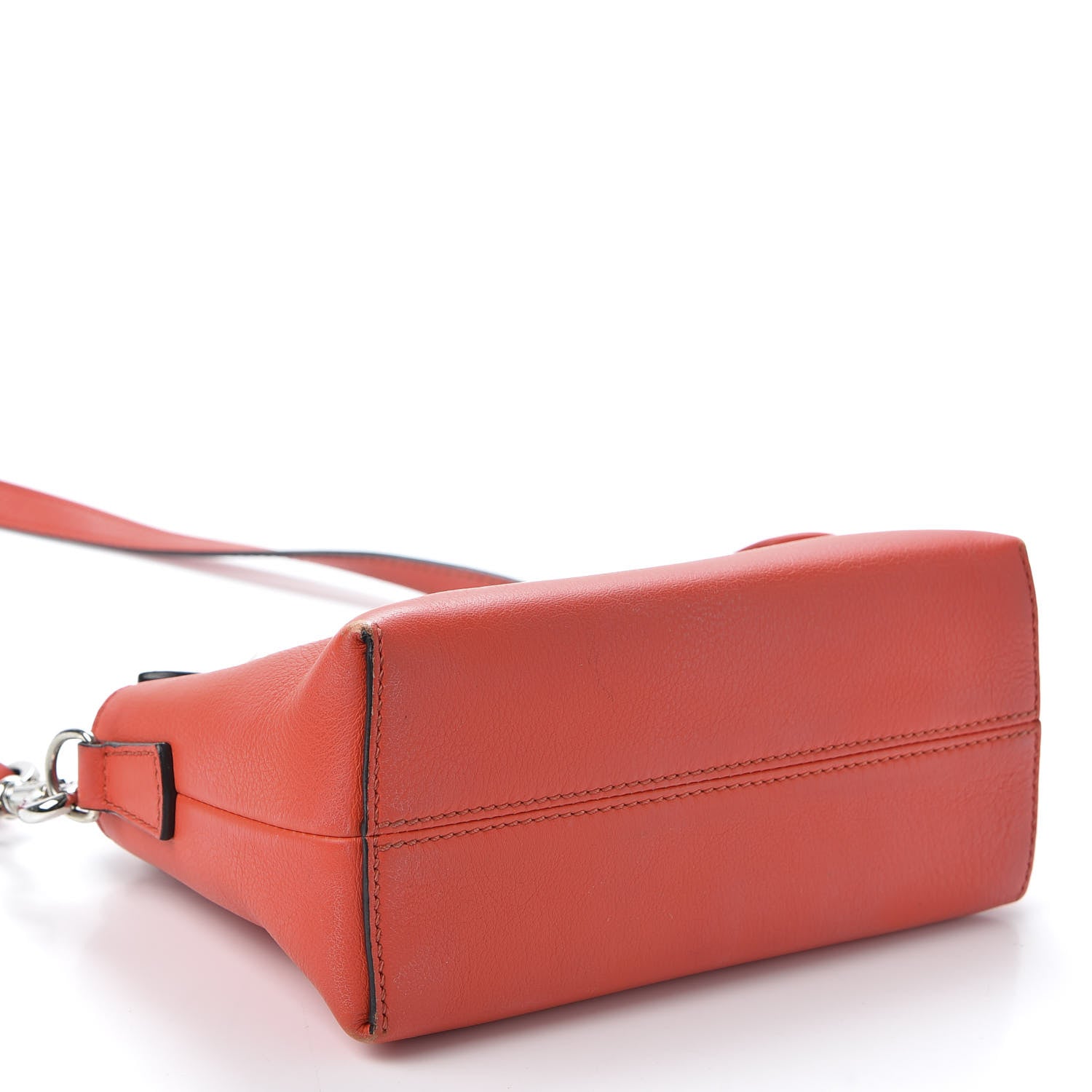 Fendi Vitello Dolce Mini By The Way Boston Bag Papavero 3 of 11