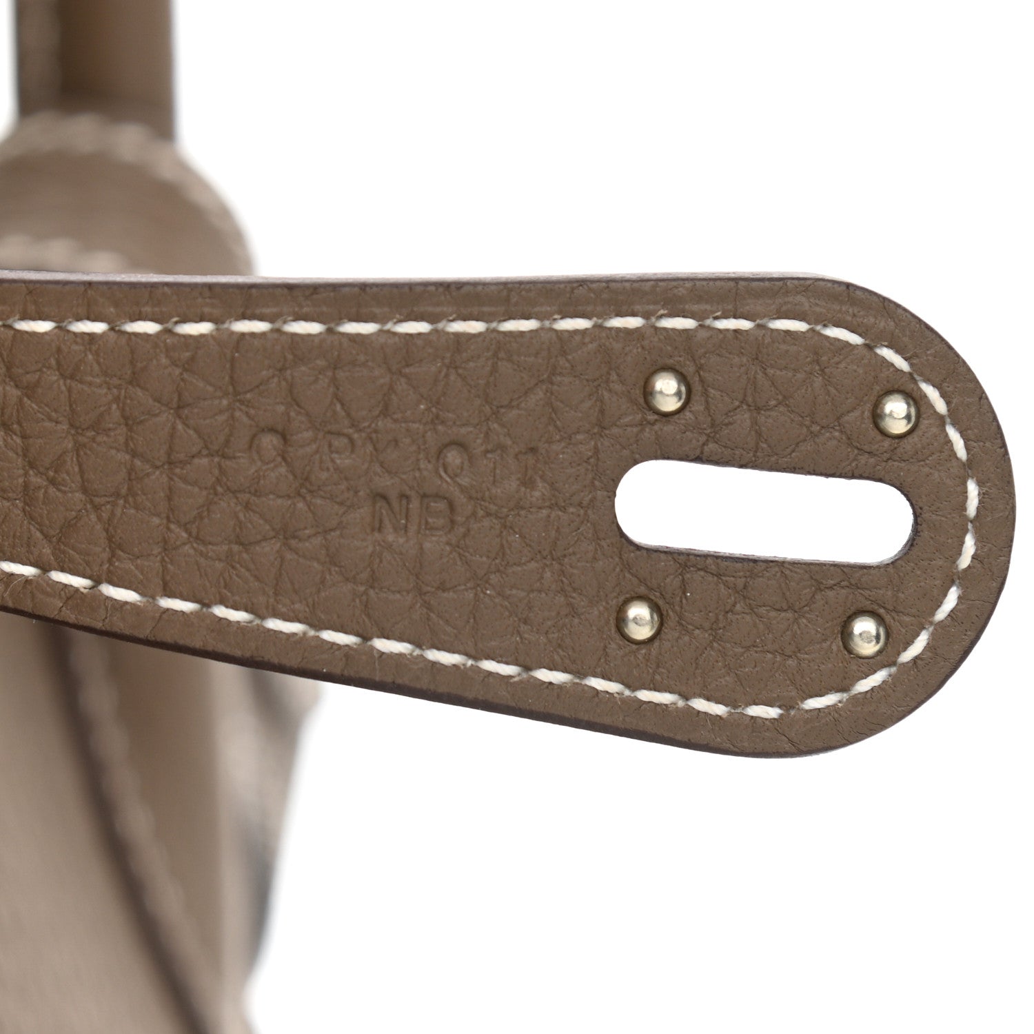 Hermes Taurillon Clemence Lindy 30 Etoupe 7 of 8