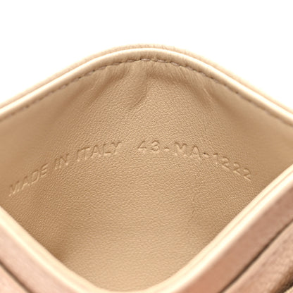 Christian Dior Supple Calfskin Cannage Caro Five-Slot Card Holder Beige Aesthetic 7 of 7