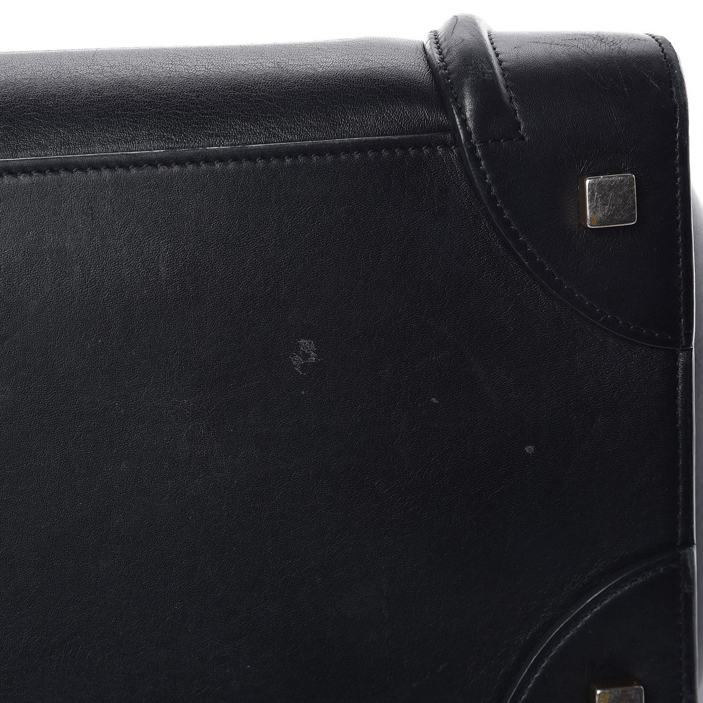 Smooth Calfskin Mini Luggage Black