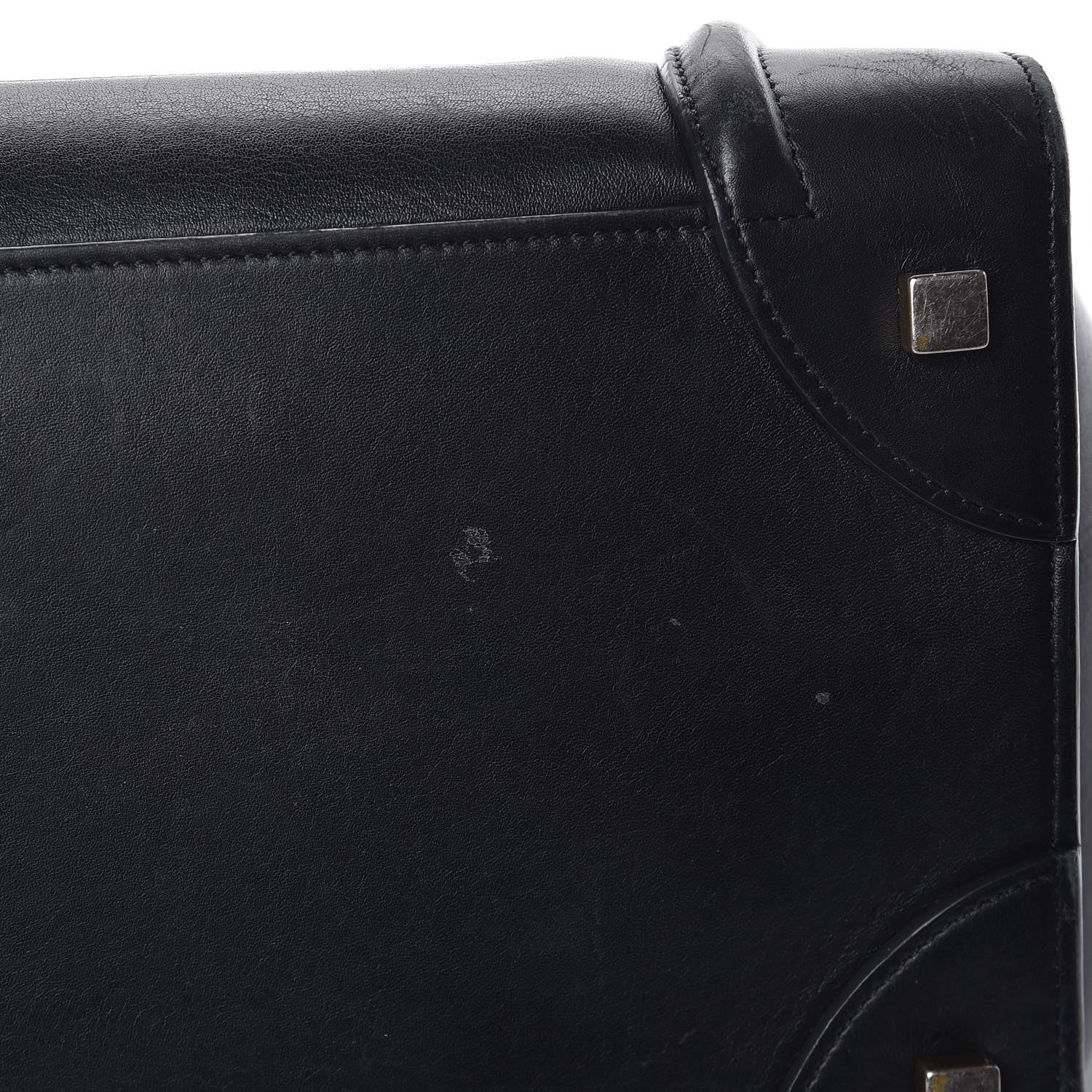 Celine Smooth Calfskin Mini Luggage Black 27 of 28