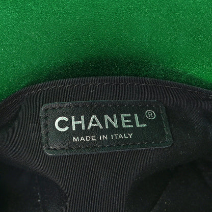 Chanel Metallic Patent Calfskin Quilted Small Boy Flap Green 6 of 9