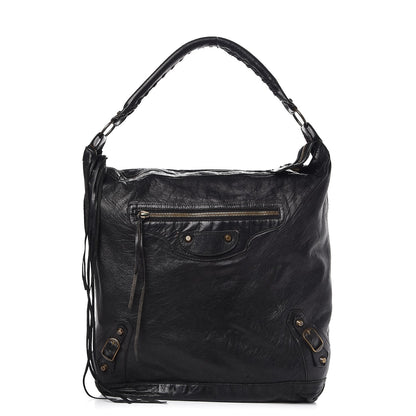 Balenciaga Agneau Classic Hardware Day Hobo Black 1 of 8