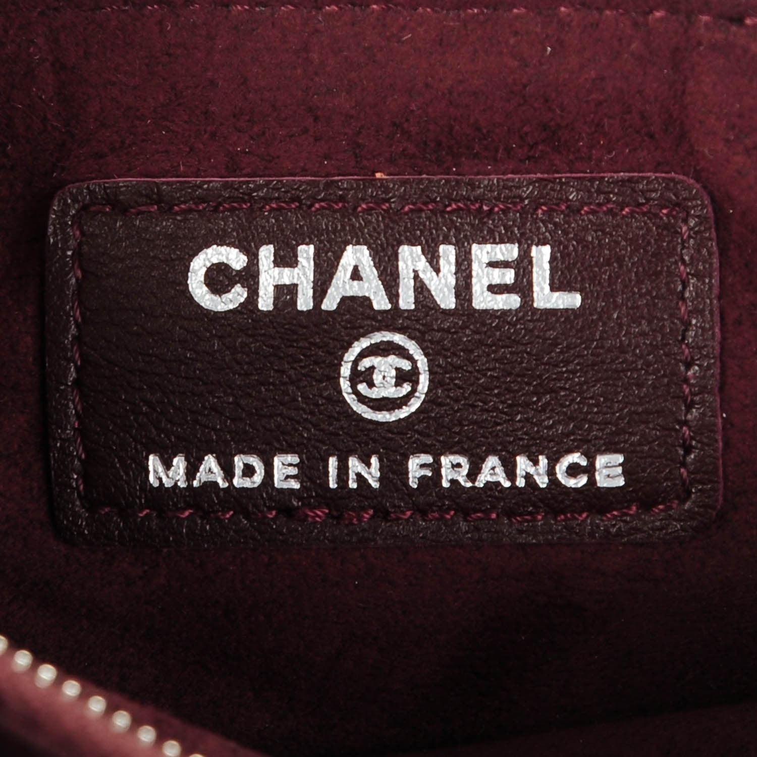 Chanel Caviar Quilted Mini Phone Holder Clutch Black 6 of 7
