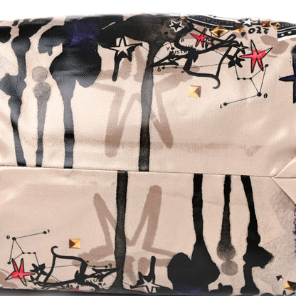 Jimmy Choo Glazed Canvas Zodiac Tote Black 11 of 13