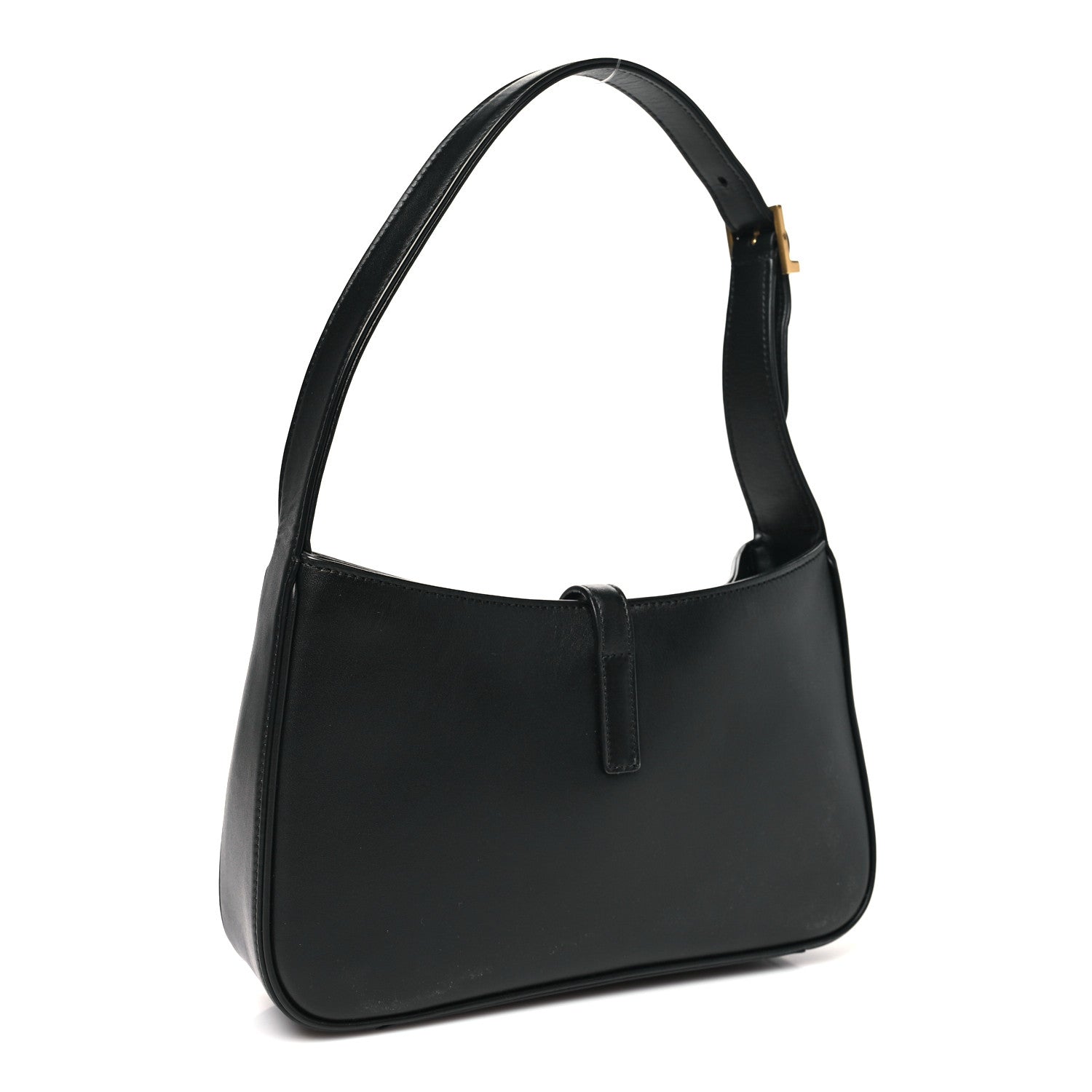 Saint Laurent Smooth Calfskin Le 5 A 7 Hobo Black 3 of 10