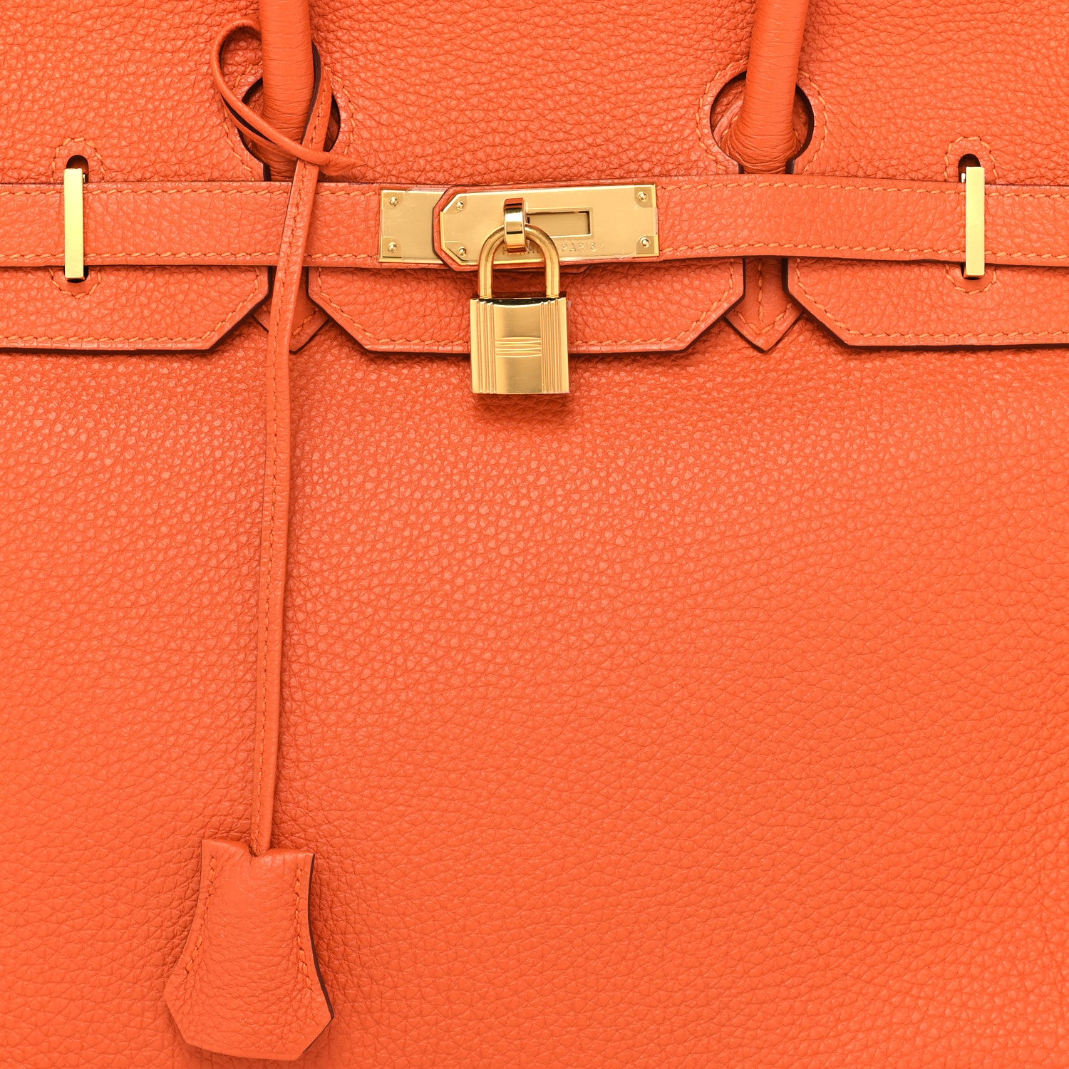 Hermes Togo BIRKIN 35 Orange 8 of 12