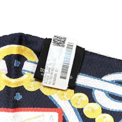 Hermes Silk Dame De Coeur Nano Losange Black Rouge 3 of 3