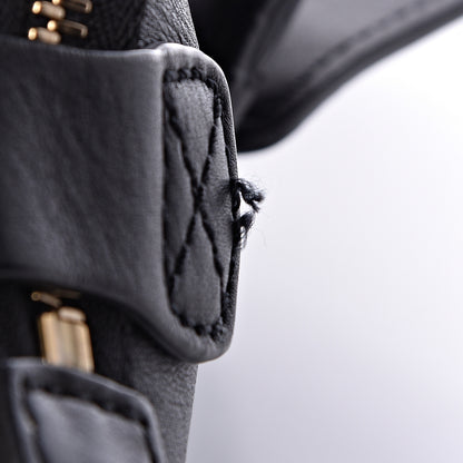 Celine Drummed Calfskin Mini Luggage Black 9 of 18