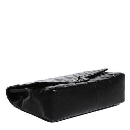 Chanel Caviar Quilted Jumbo Single Flap Black 4 of 9